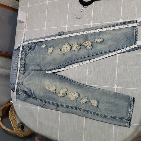 Vintage Acidwash Denim Overalls, Size 28 - Picture 16 of 16